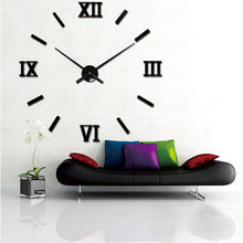 Afbeelding in Gallery-weergave laden, 2015 new 3D Fashion Design Large Wall Clock Home Decor Diy Clock