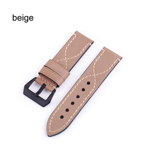 UTHAI P11 18mm 20mm 22mm 24mm High-end Retro Calf Leather Watch band Watch Strap with Genuine Leather Straps Free shipping